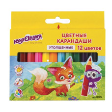 Карандаши цветные утолщенные Малыши-карандаши 12 цветов 181376 (4)