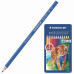 Карандаши цветные Staedtler  Noris club 12 цветов в пенале 145 AM12