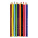 Карандаши цветные утолщенные трехгранные Faber Castell Jumbo 10 цветов с точилкой 116510