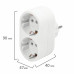 Сетевой тройник Sonnen U-020G 2 розетки 511442 (4)
